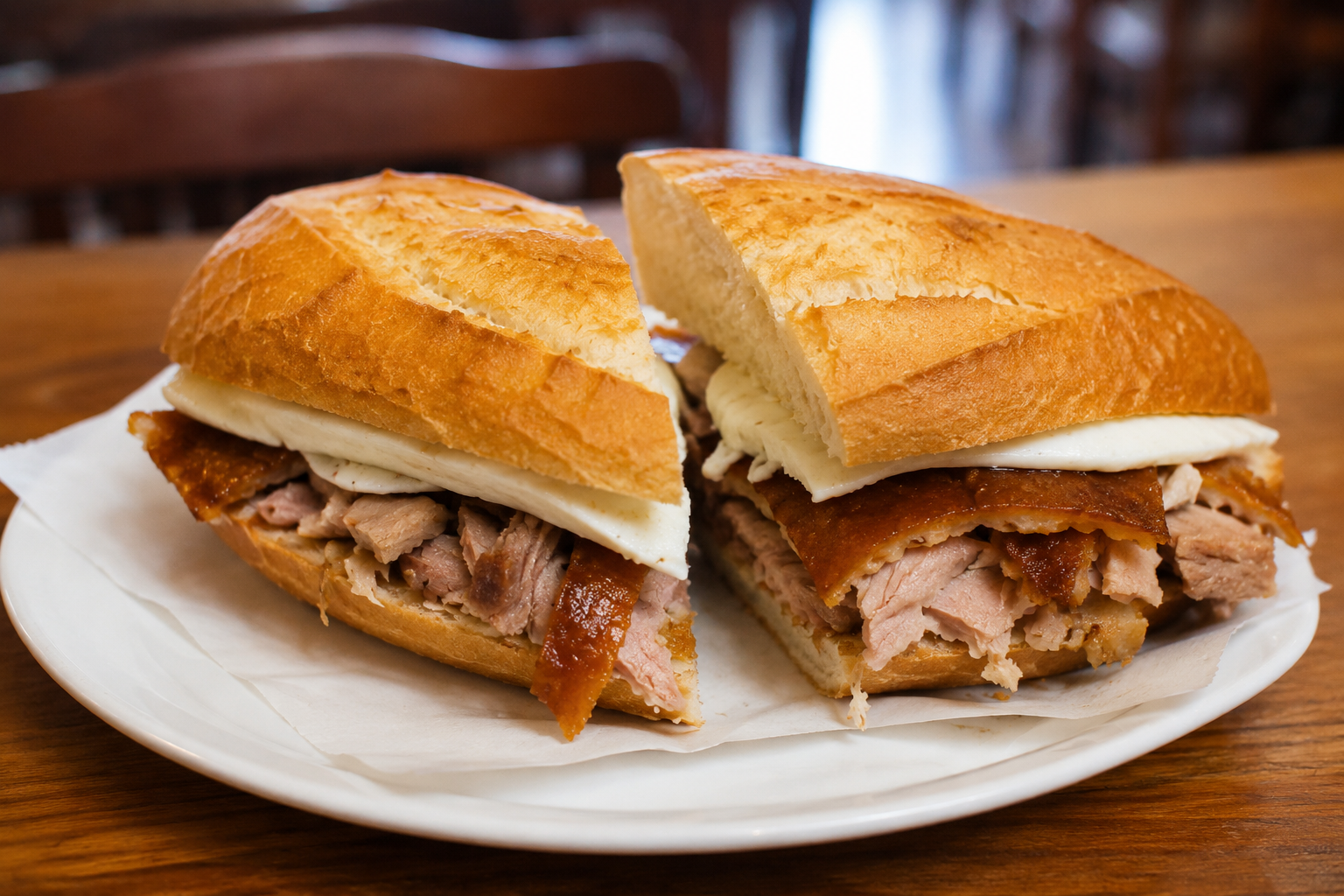 Bocadillo de pata de Los Arenales